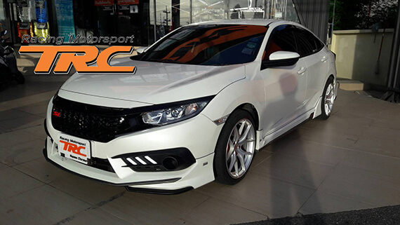 ฝาครอบสปอร์ตไลท์ CIVIC 2016 #01 Day Light Style Mustang แสงสีขาว